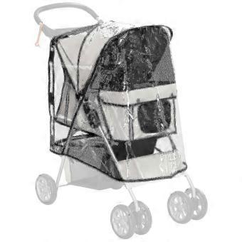 Dog Stroller Rain Cover with Rear Entry for Dog Pram