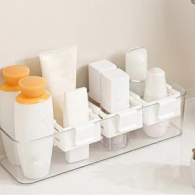 Multifunctional Refrigerator Side Door Retractable Rtorage Box Partition Plate Sorting Storage Classification Grid Clip