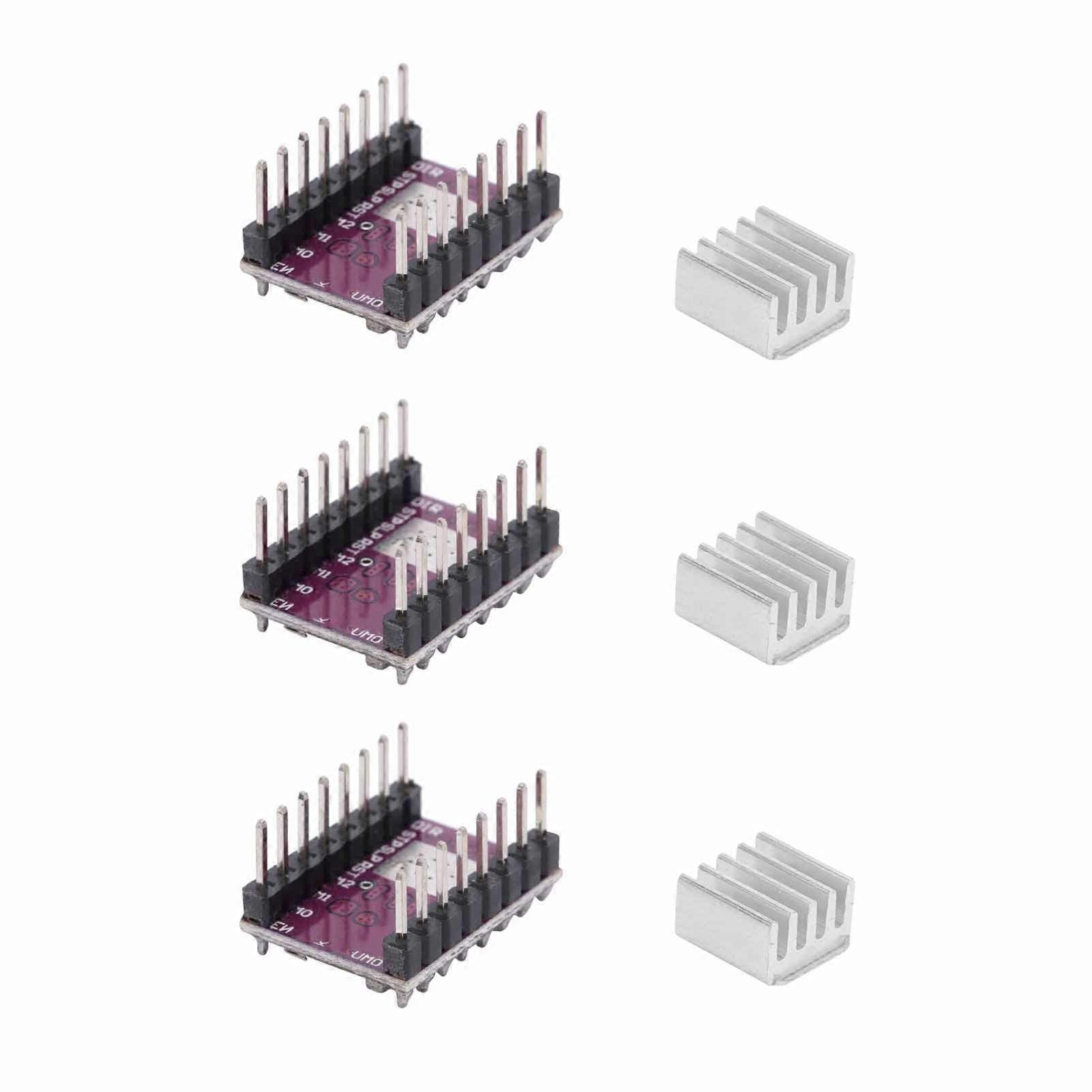 3Pcs Stepper Motor Driver Module 4-Layer PCB 3D Printer Accessories DRV8825 for StepStick YEMAA