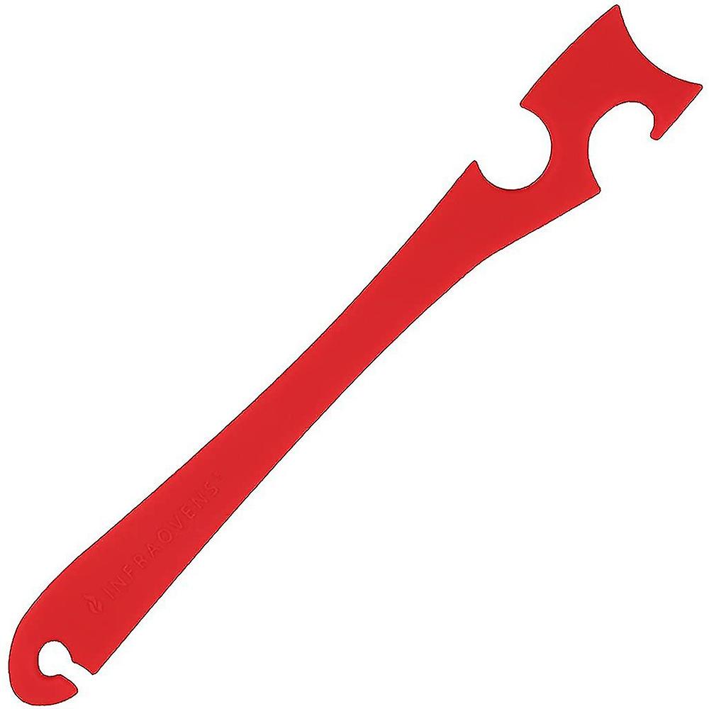 Heat Resistant Silicone Oven Rack Push Pull Stick Burn Safety Kitchen Tool