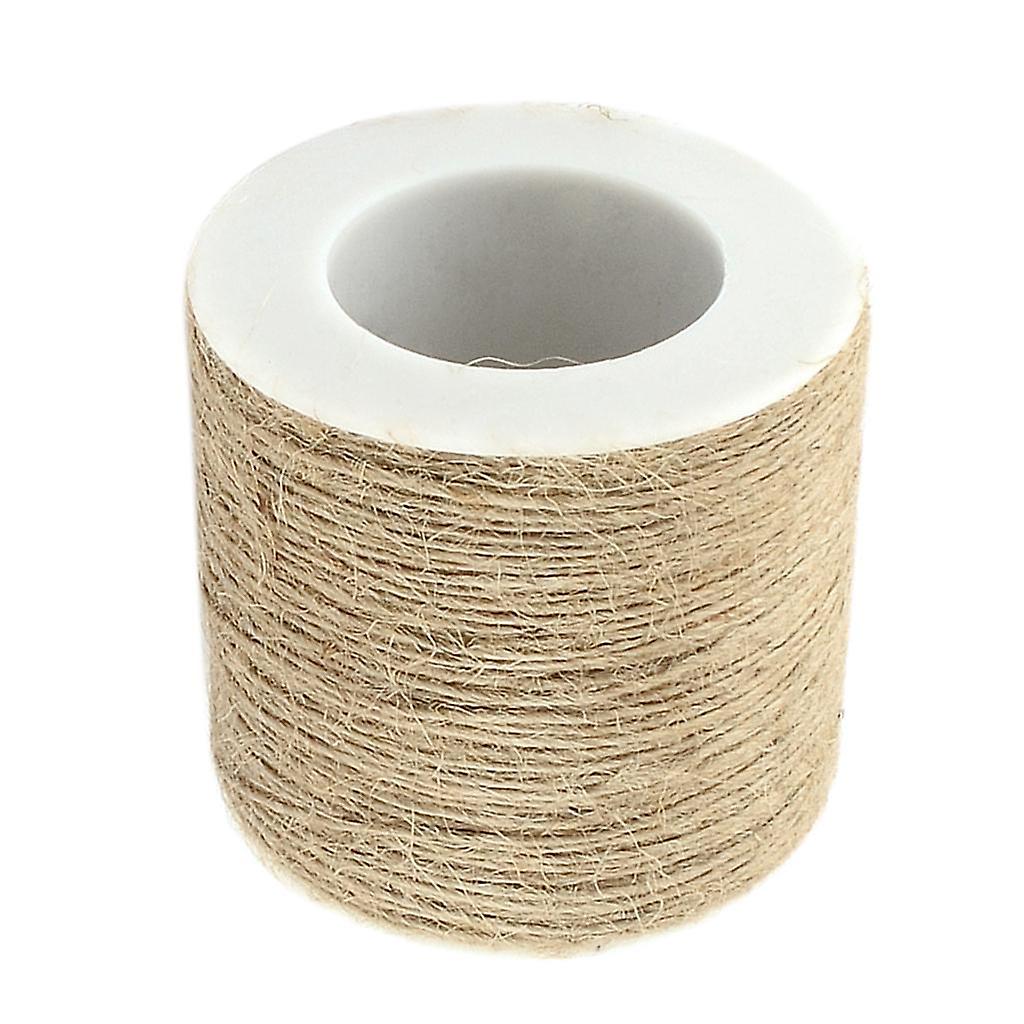 100M 328ft/Roll Jute Rope Twine String Cord Craft Jewelry Making 1mm