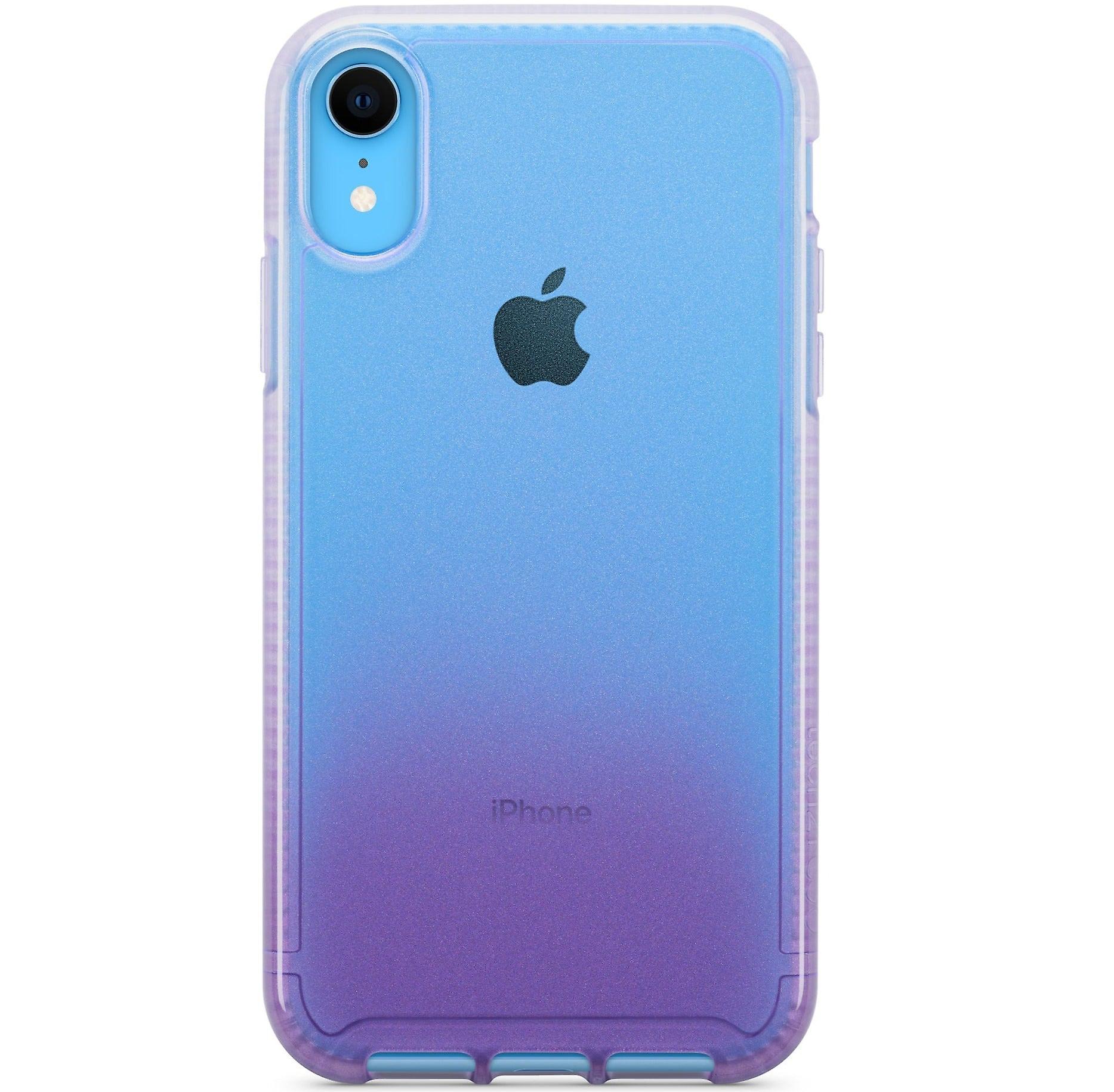 Tech21 Pure Ombre Hardshell Tough Thin Case Cover For Iphone Xr - Purple