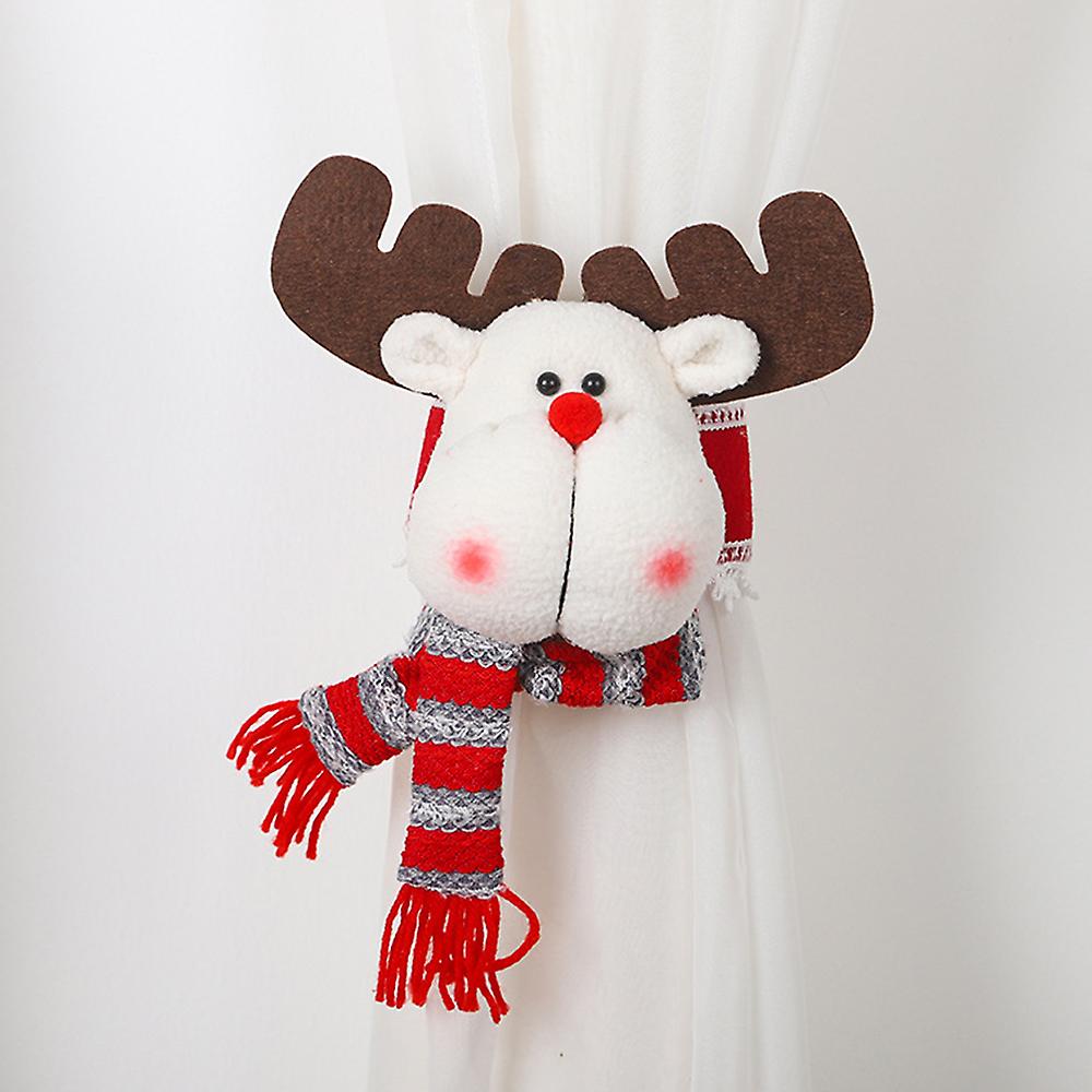 Christmas Santa/snowman/elk Curtain Buckle Easy And Convenient To Use Buckle