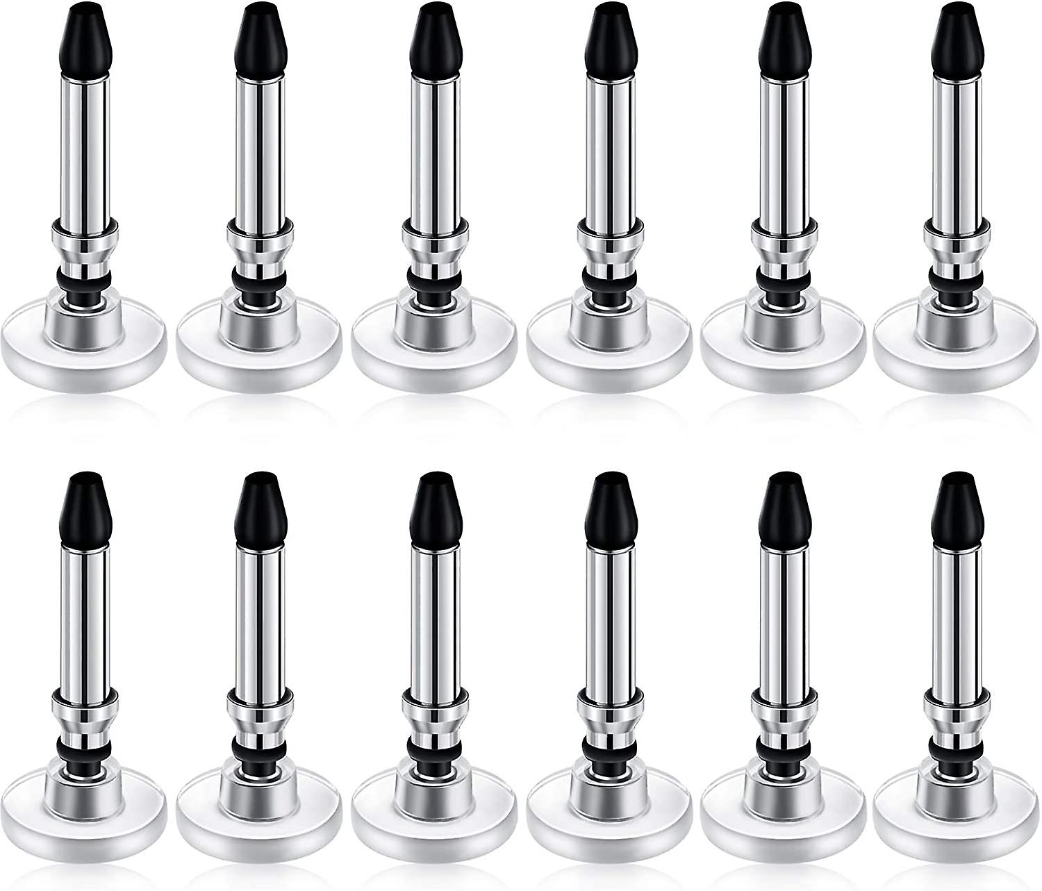 12 Pieces Universal Replacement Disc Tips Precision Round Shape Replaceable Stylus Pen Disc Tips for Touch Screen Devices