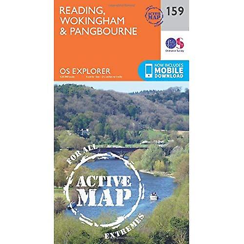 OS Explorer Map Active (159) Reading, Wokingham and Pangbourne (OS Explorer Active Map)