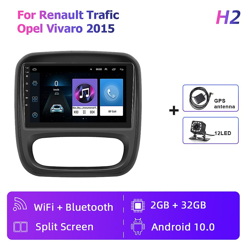 Android Car Radio For  Trafic 3 Opel Vivaro Carplay Multimedia Video Player Autoradio Gps Navigation 2din Stereo