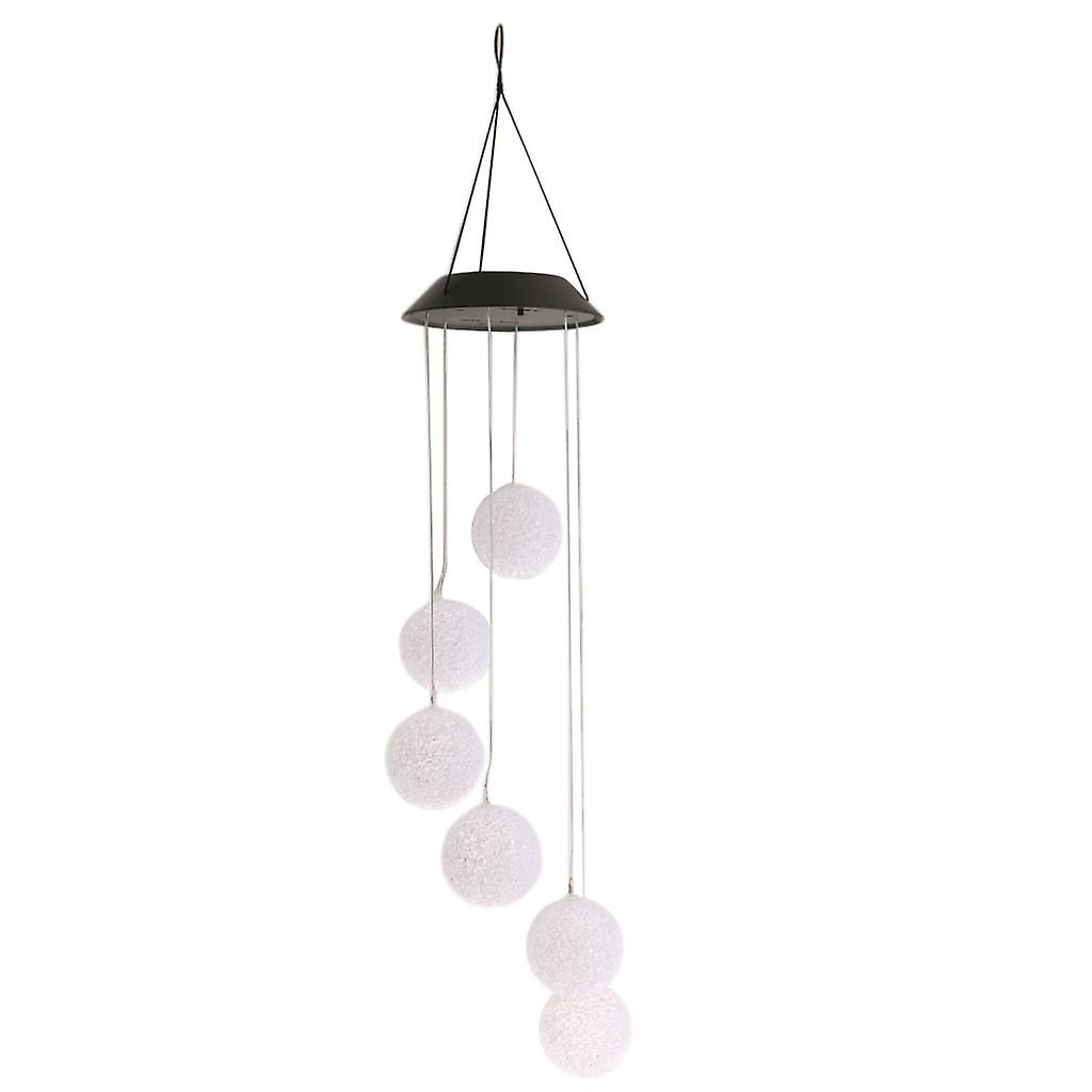Color-Changing Solar Powered LED Wind Chime Windlight Night Light Balls