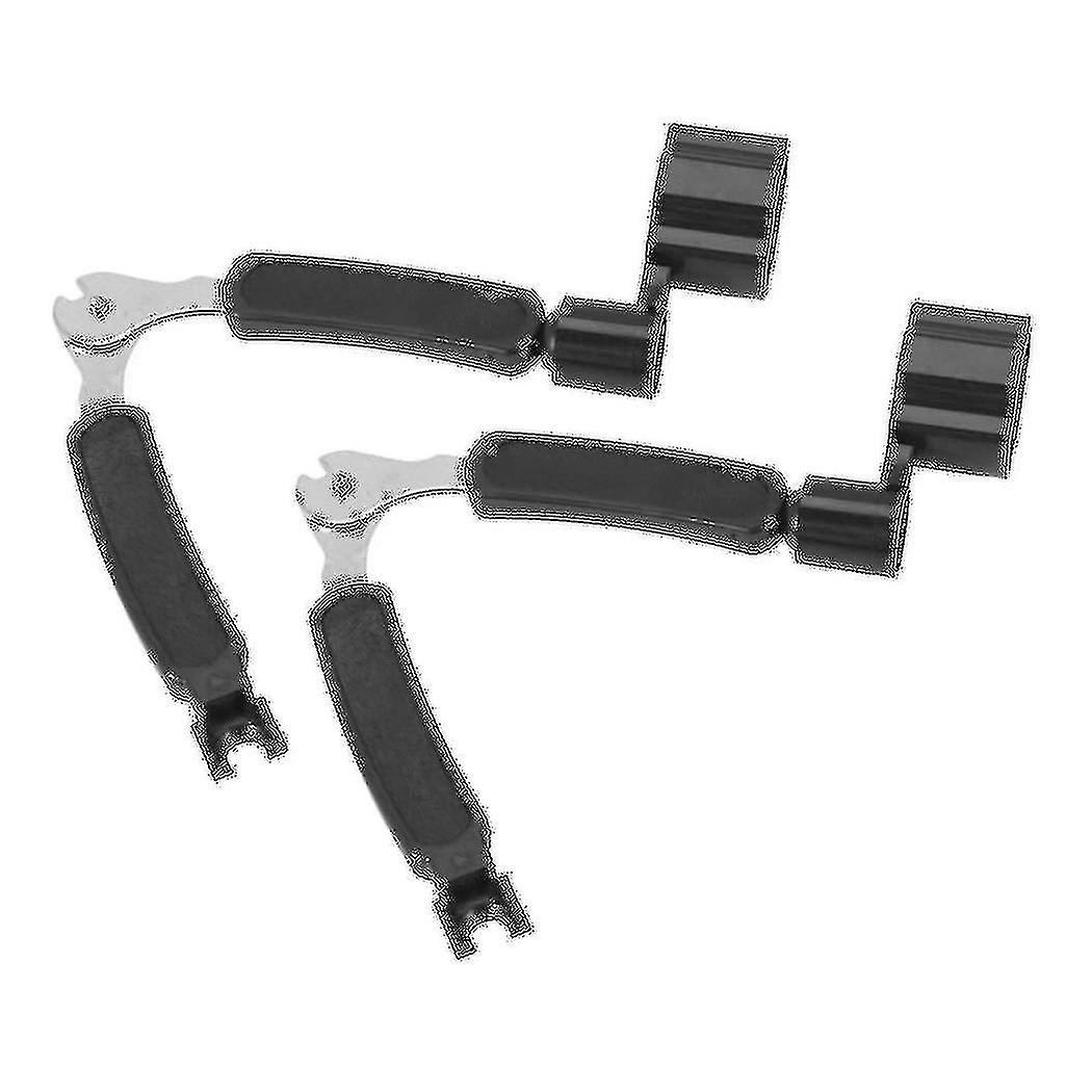 2x Black 3 In 1 Multifunction Guitar String Winder String Cutter Pin Puller