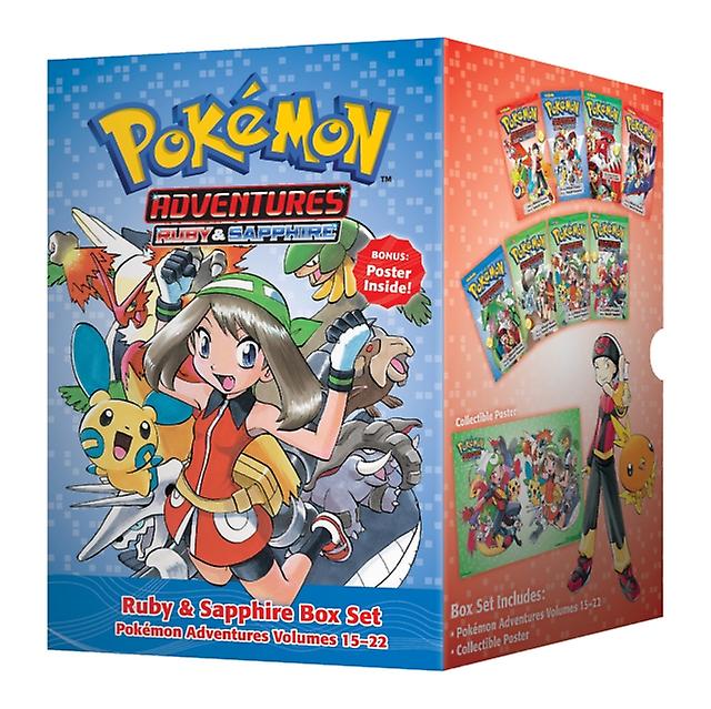 Pokemon Adventures Ruby Amp Sapphire Box Set by Hidenori Kusaka Paperback