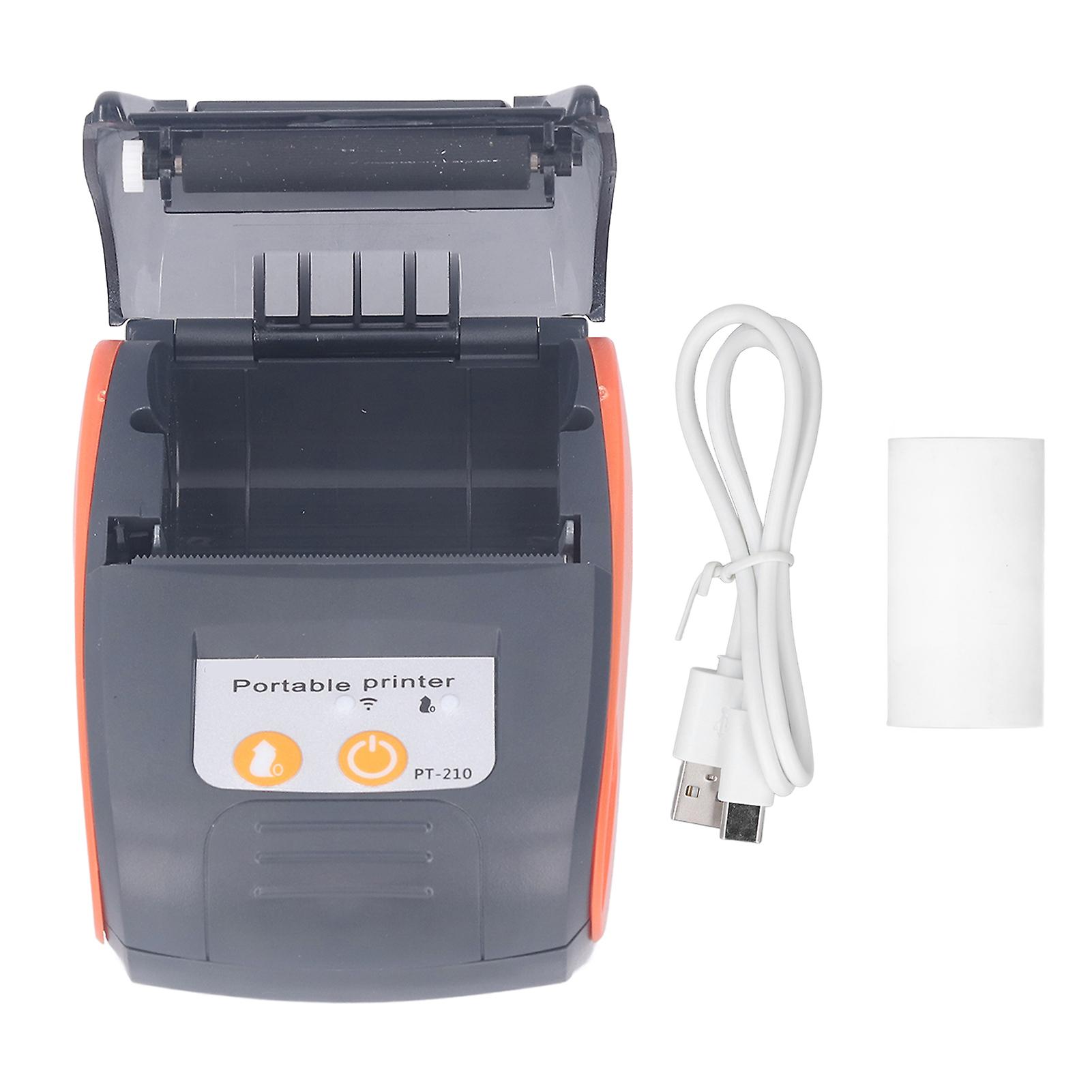 Thermal Receipt Printer Bluetooth Wireless Mini Bill Printer Compatible Pocket Ticket Printing Machine for Android 58mm