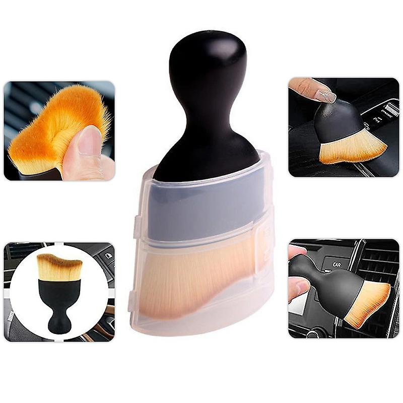 Car Interior Cleaning Brush wCar Detailing Soft Bristles Cleaning Tools for Car