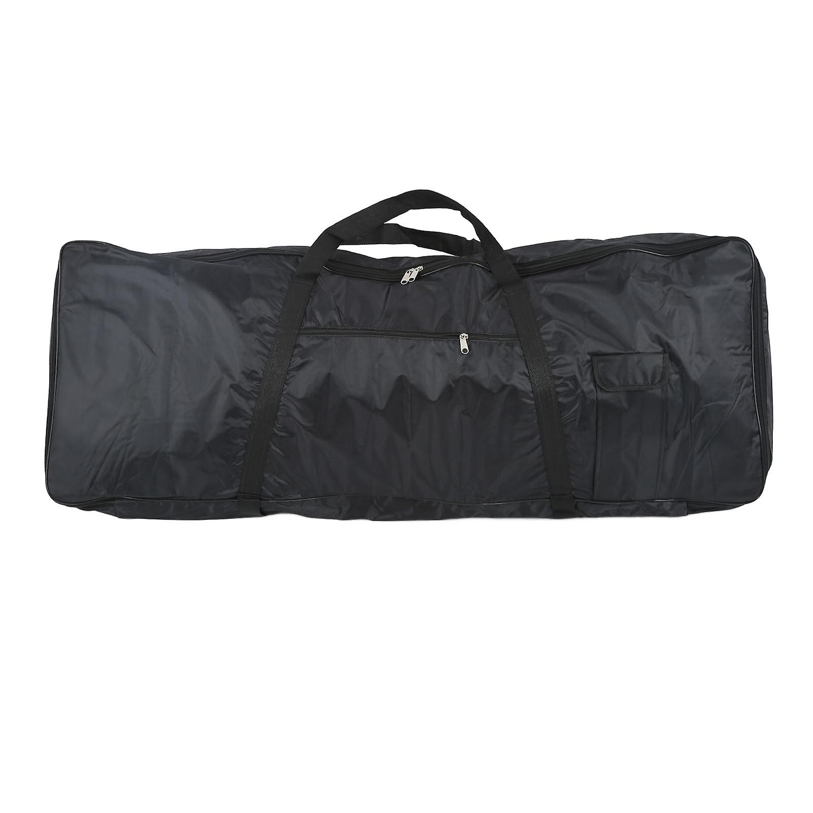 Black Oxford Cloth 76 Key Keyboard Carrying Case, Electronic Organ Case
