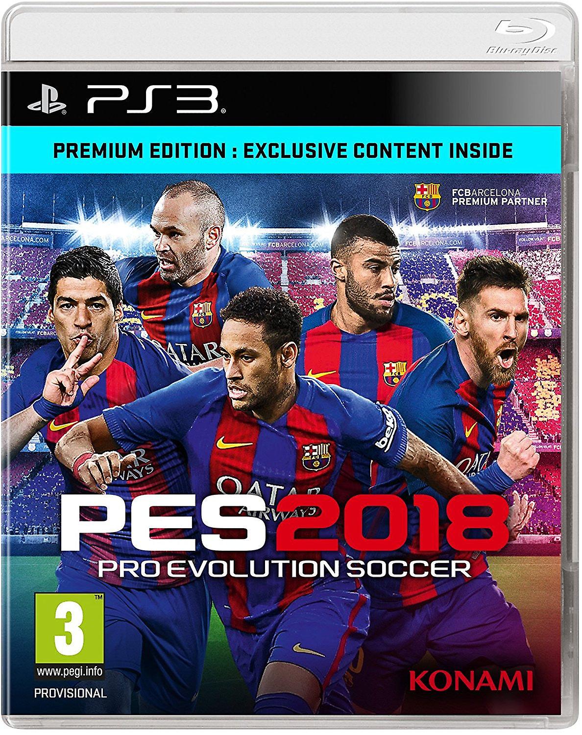 Pes 2018 - Premium Edition - Ps3