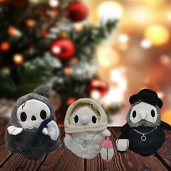 Fyldt Toy3Pcs 20cm Halloween Doctor Halloween Plys Plys Dukke Ultimativ pålidelighed