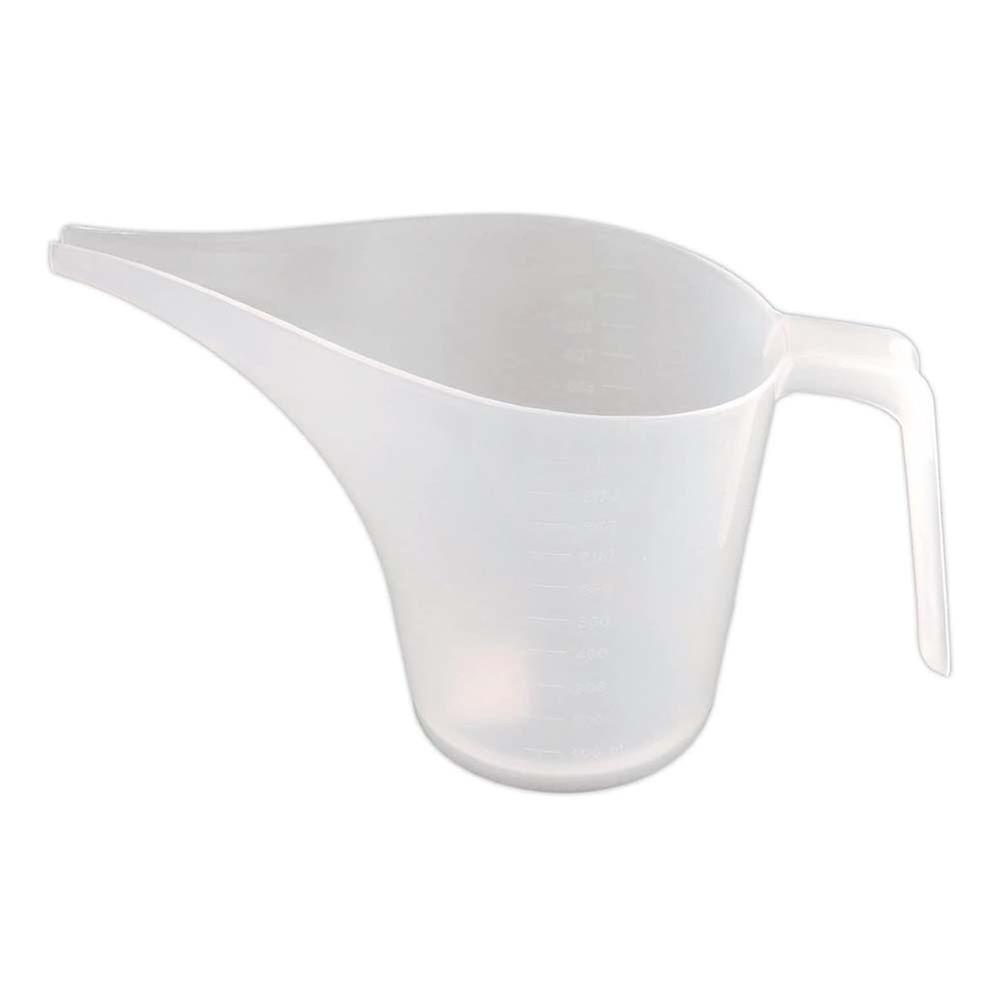ZHOUBA 1000ml Plastic Cooking Baking Cake Sharp Spout Funnel Measuring Cup with Scale