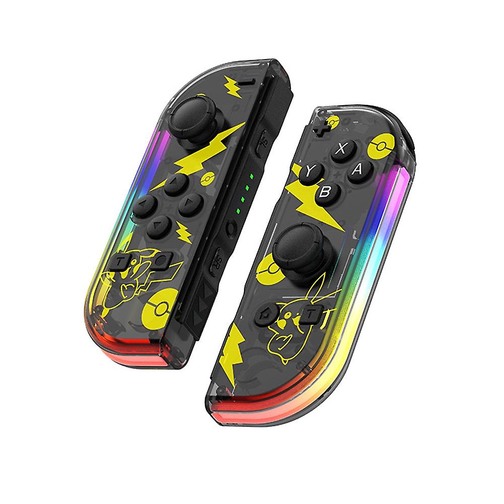 Joy-2 Wireless Joypad Switch Controller For Nintendo Joycon Support 6 Axis Gyro Joystick Wake Up Function Rgb Light Effect
