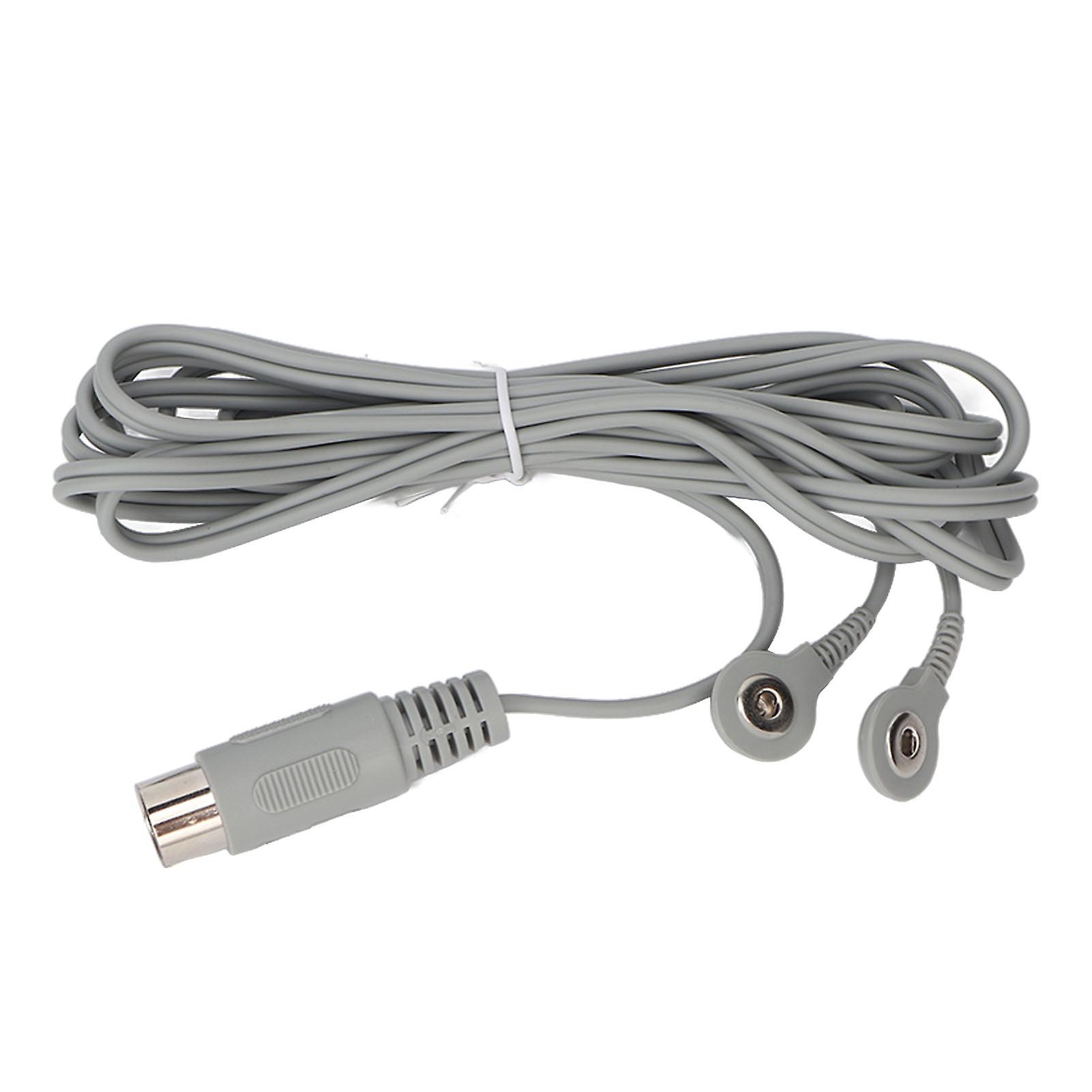 Electrodes Lead Wire 2 Snap Connector 5P 8.2ft Copper Wire Cable