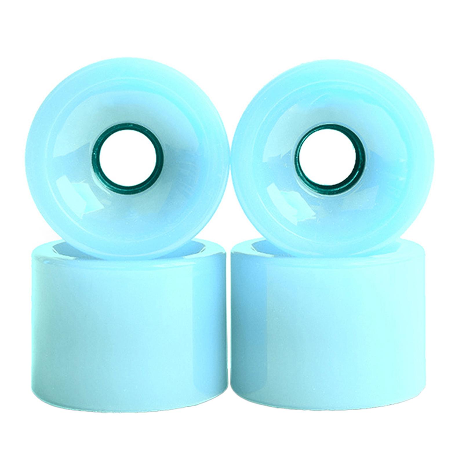 70mm Durable PU Skateboard Wheels with High Elasticity Skateboard Accessories