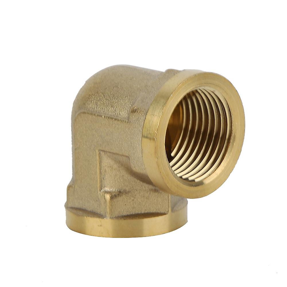 5 stuks G1/2" Messing Vrouwelijke Draad Elleboog Pijpfittingen Adapter Connector voor Badkamer Keuken (A)