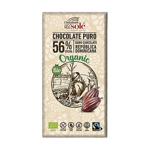 Dark chocolate 56% organic cocoa 100 g