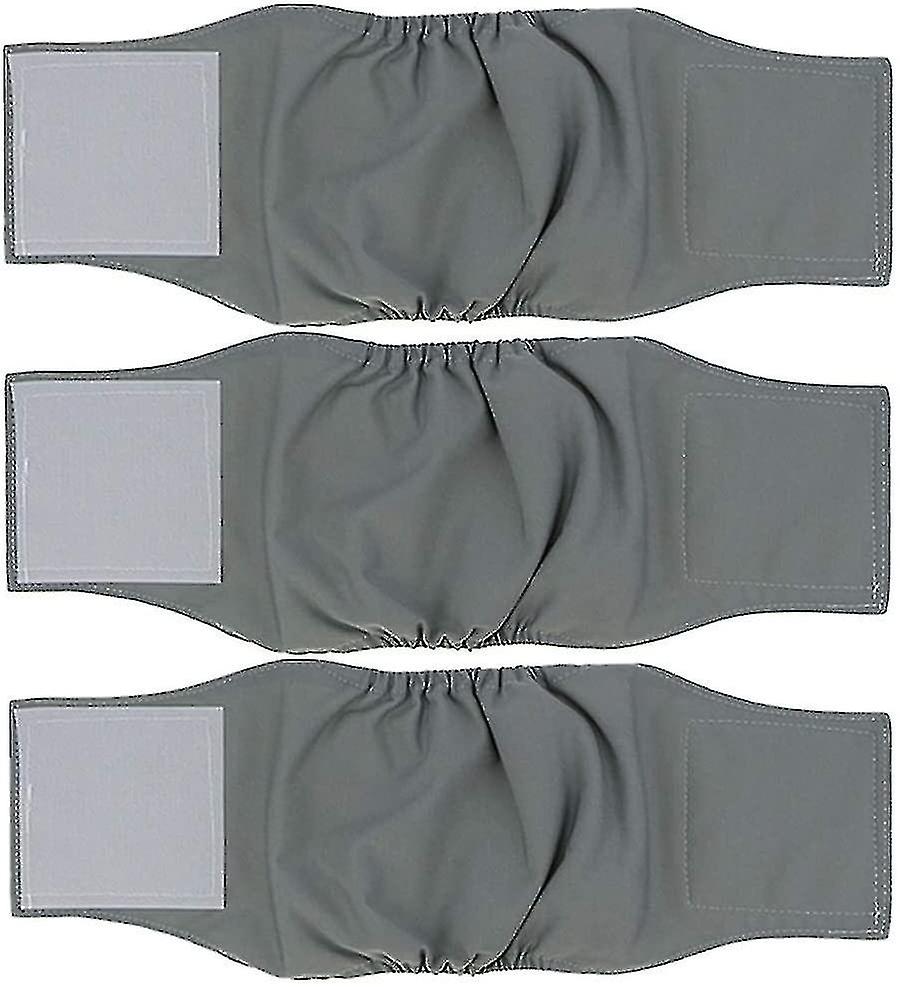 Dog Diapers-comfortable, Durable, Reusable Dog Diapers,grey
