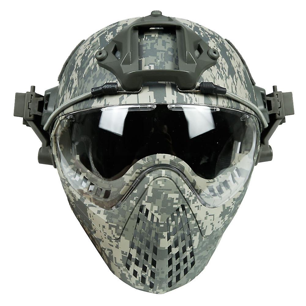Army Tactical Helmet With Mask For Motorcycle, Hunting, And Outdoor Riding