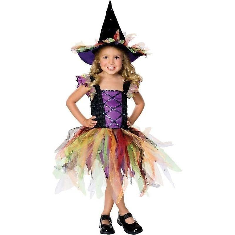 Lets Pretend Childs Glitter Witch Costume 882137m