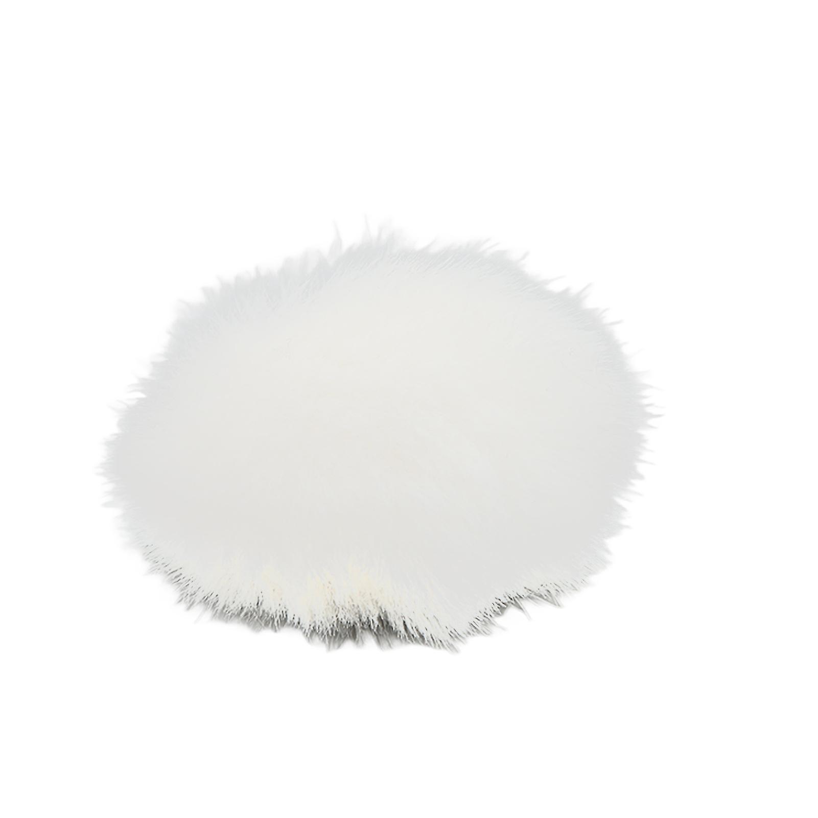 Lavalier-Windschutz-Mikrofon, pelziger Windschutz-Muff, Revers-Mikrofon-Abdeckung, 0,5 cm, Weiß