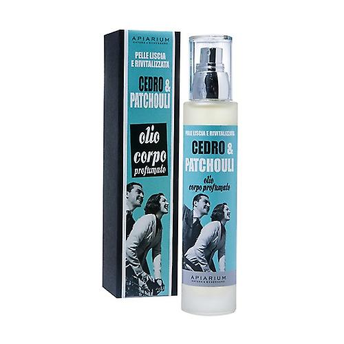 Cedar and Patchouli Scented Body Oil 100 ml of oil
