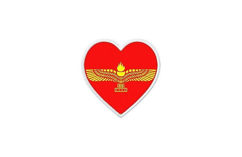 Patch badge ecusson prints thermocollant heart flag arameens