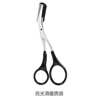 Scissors Eyebrow Trimmer with Comb for Facial Hair Removal Makeup Cosmetic Accessories~18562