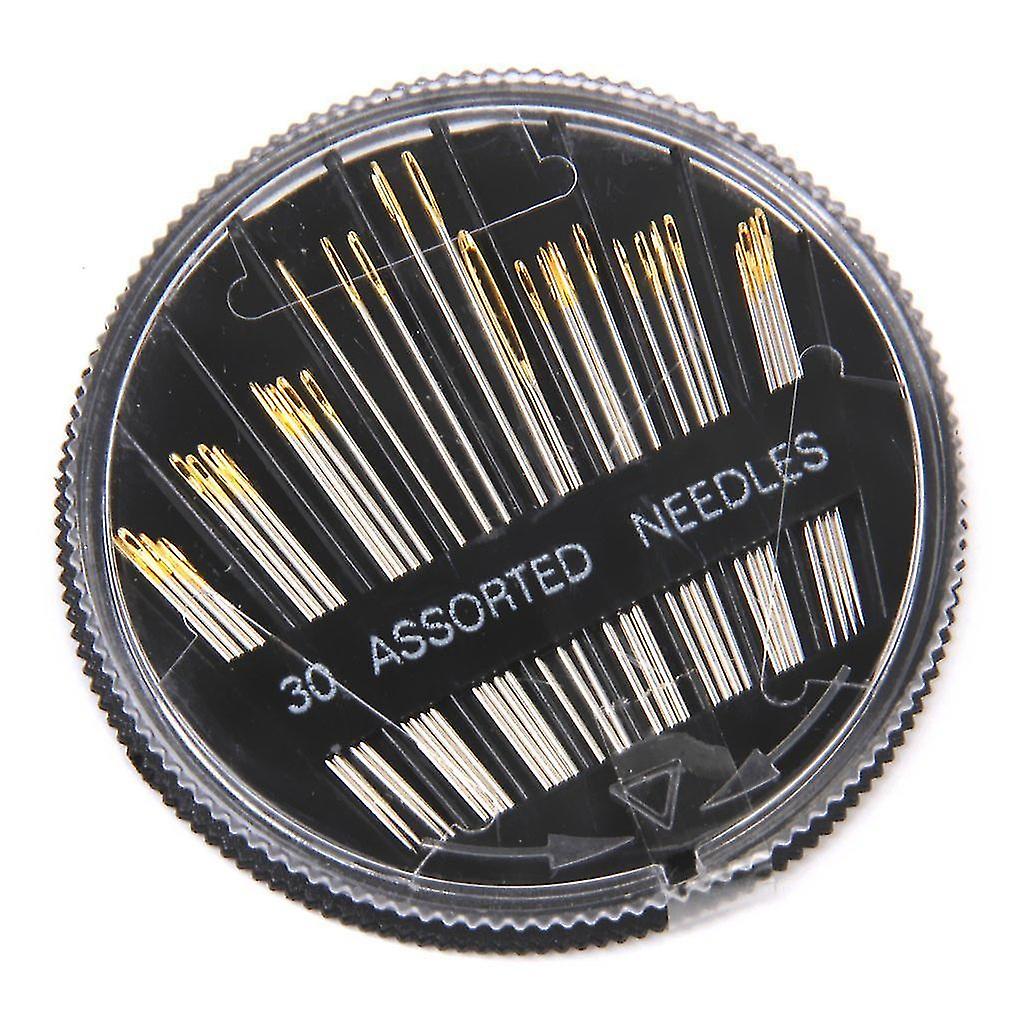 30pcs Assorted Hand Sewing Needles Embroidery Mending Craft Quilt Sew Case