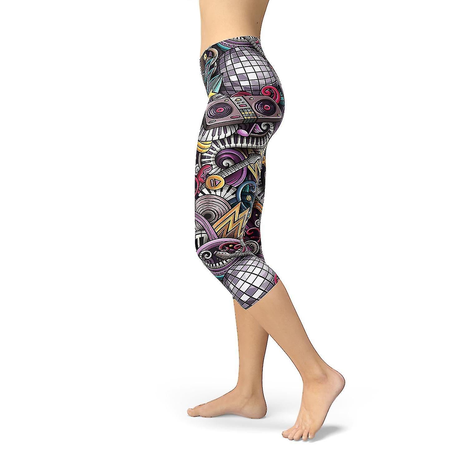 Rock N Roll Capri Leggings Dames