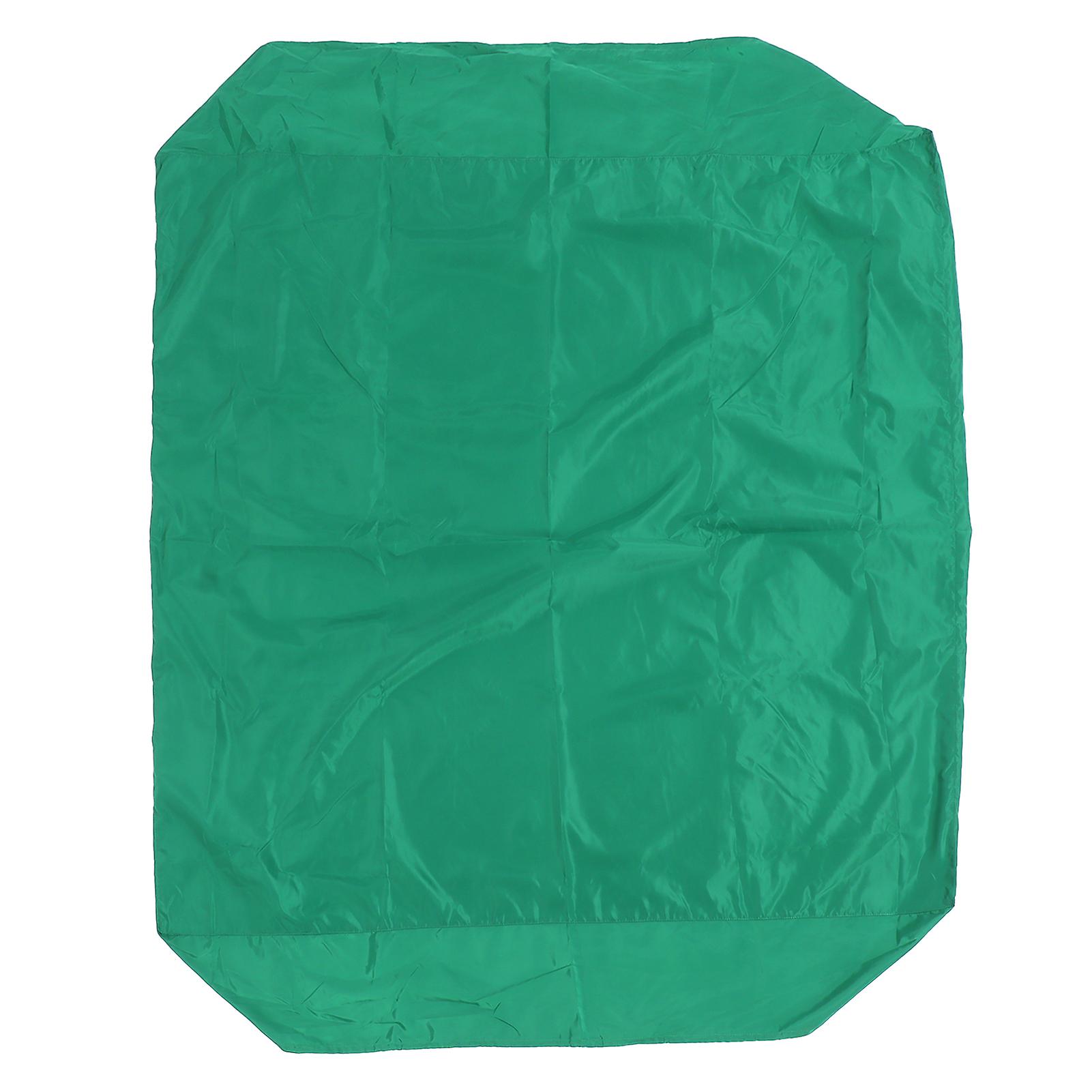 Green Sandbox Cover Square Sandbox Pool Protective Cover Sandbox Canopy with Drawstring 120X120cm