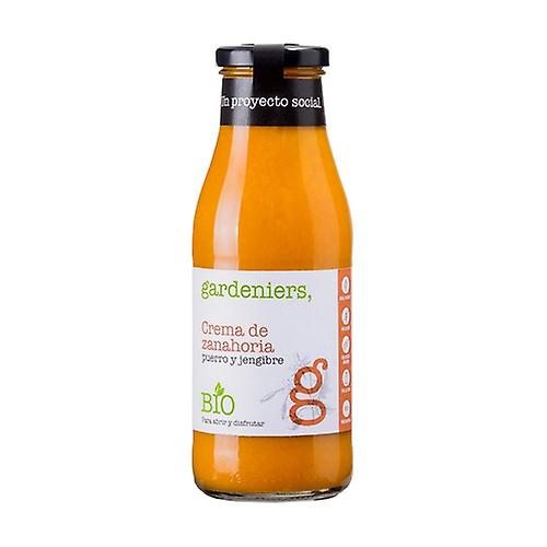 Carrot cream with leek and ginger 490 g of cream