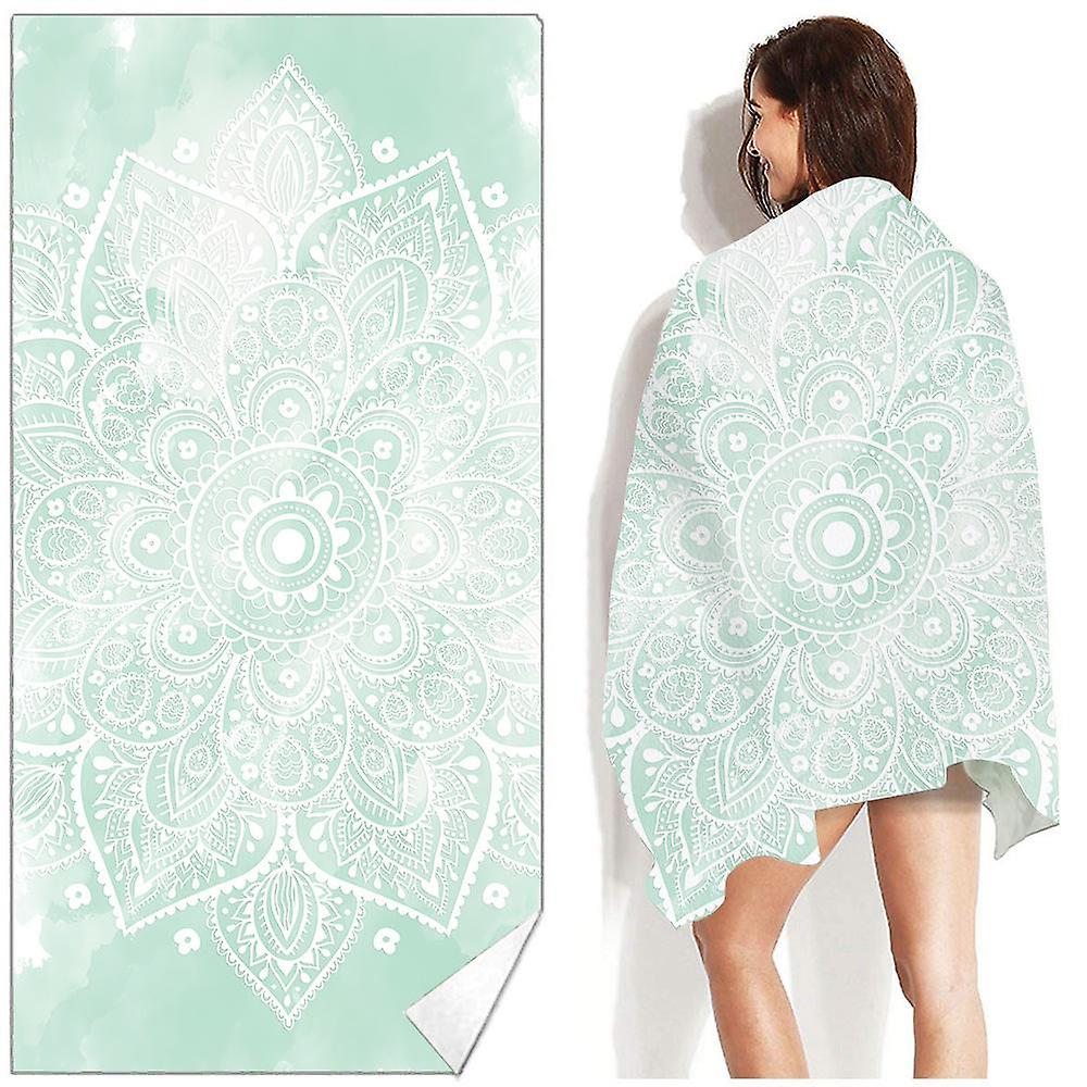 Quick Drying Beach Towels Microfiber Printing Sand Prevention Blanket Bt53
