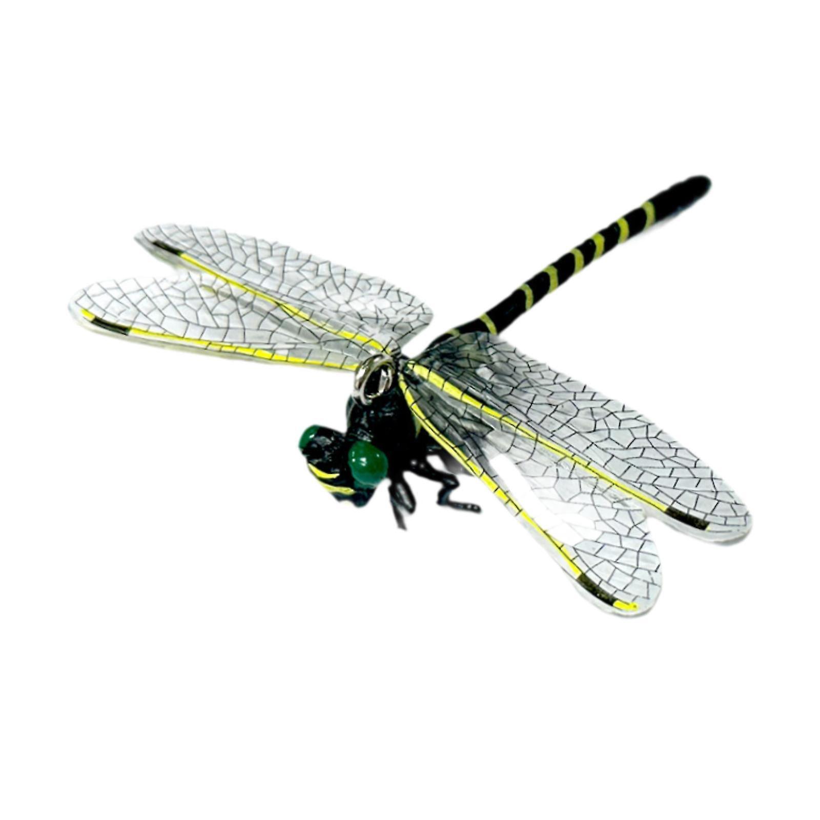 Simulation Dragonfly Model Vivid Lifelike Sculpture for Trees Backyard Patio small with rope