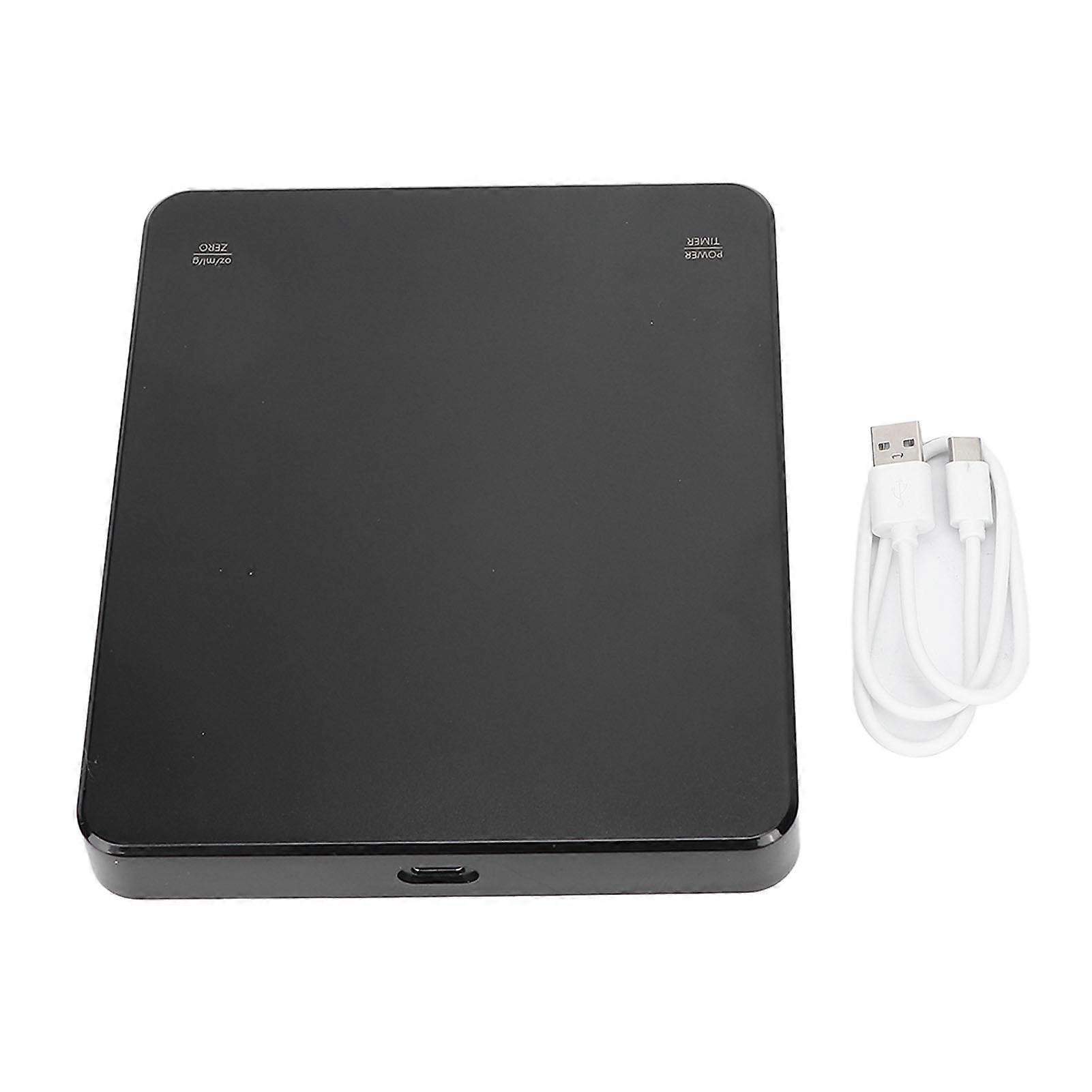 Smart Coffee Scale Led Backlit Display 3kg/0.1g High Accuracy Easy To Read Digital Coffee Scale With Timer For Kitchen