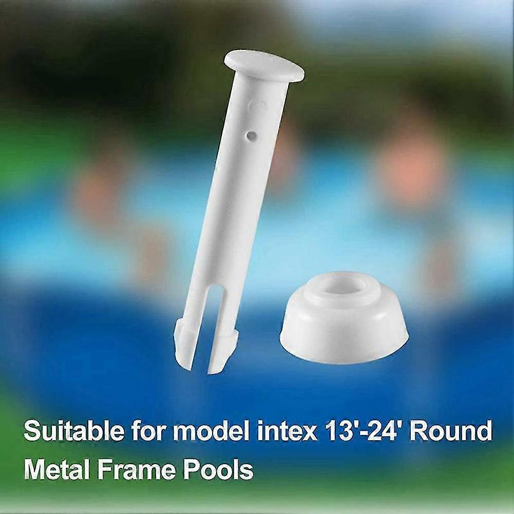 12/24 Pcs Plastic Pool Joint Pins Set for 10 12 ft Above Ground Swimming Pool