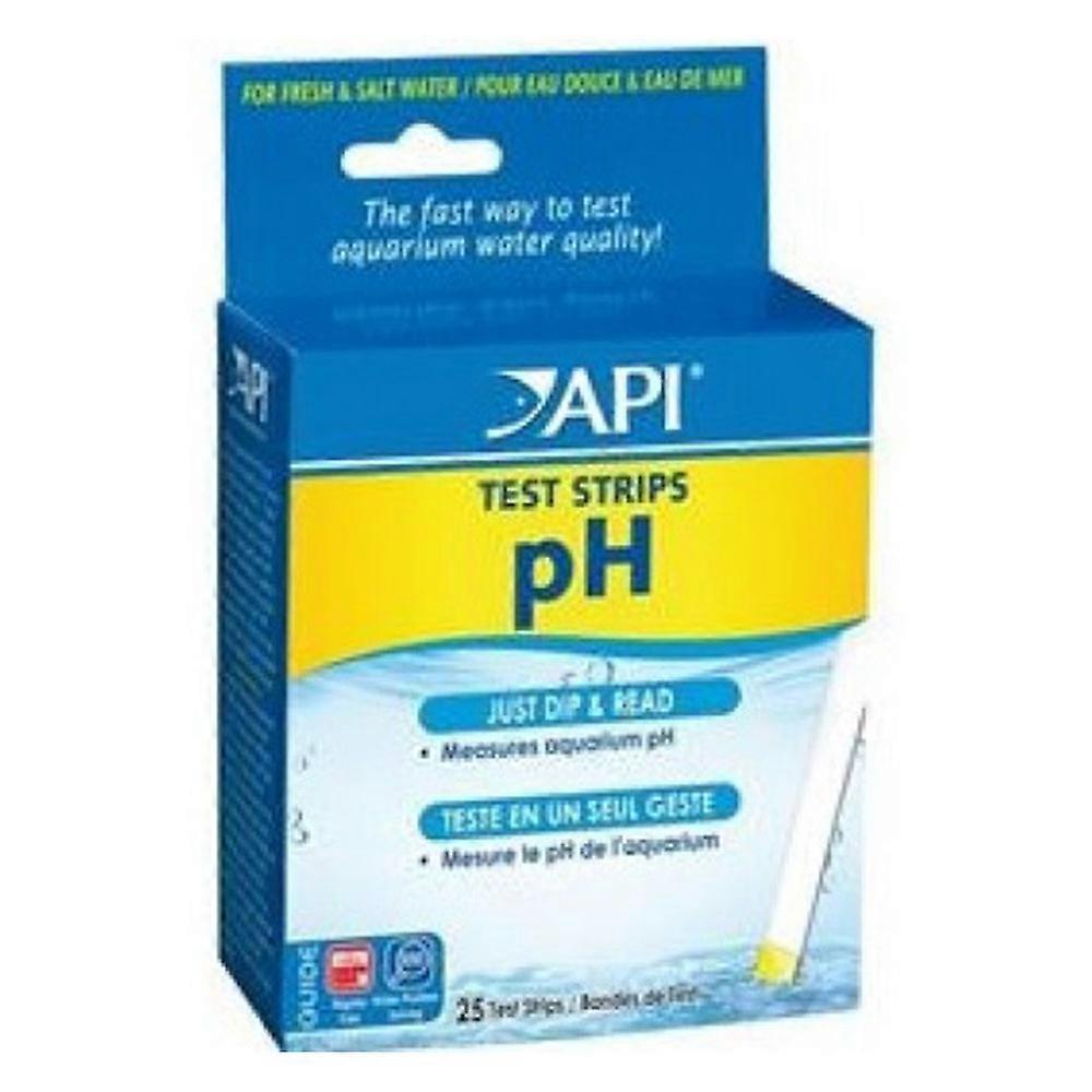 High Quality 5 in 1 API Aquarium pH Test 25 Strips in a Large Package