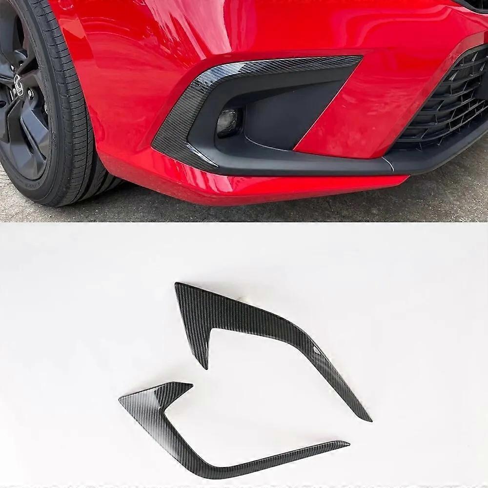 For Honda Civic 2021-2024 Accessories Car Front Bumper Fog Light Lamp Cover Protector Auto Parts