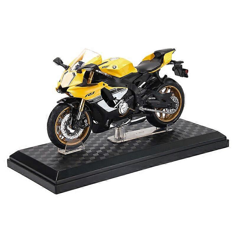 CCA 1:12ヤマハYZF-R1合金モトクロスライセンスオートバイモデルおもちゃの車コレクションギフト静的ダイカスト生産玩具オートバイ
