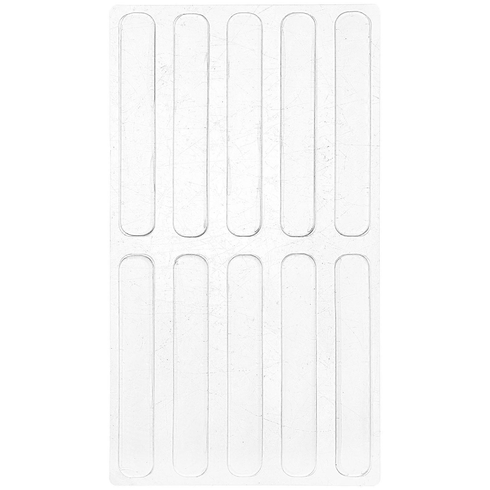 2 Sheets Transparent Door Knob Wall Shield Multi-functional Door Handle Wall Protector