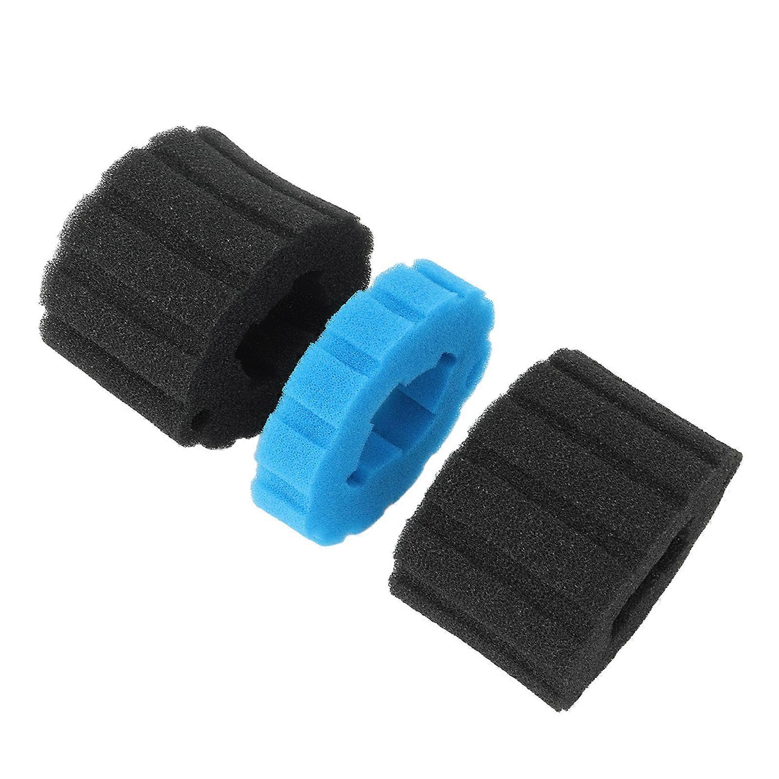 Indoor Aquatis Replacement Filter Foam For Biopress 1pc Blue Fine Sponge 2pcs Black Coarse Sponge