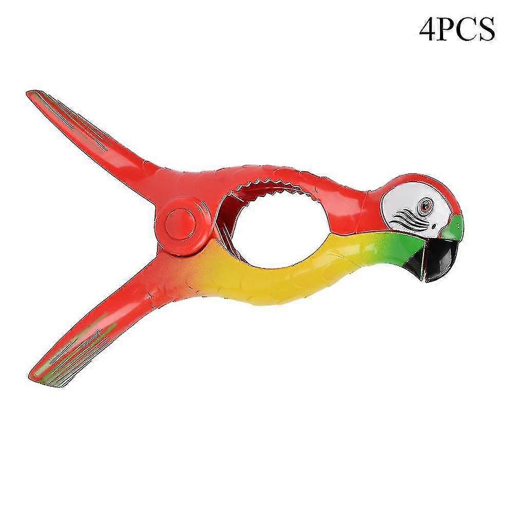 Söt handduk Klipp Beach Stol Rack 4-delar Set