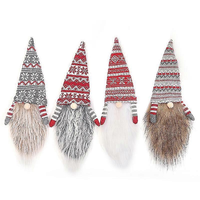 Gnome Wine Bottle Covers,4 Pack Handmade Tomte Swedish