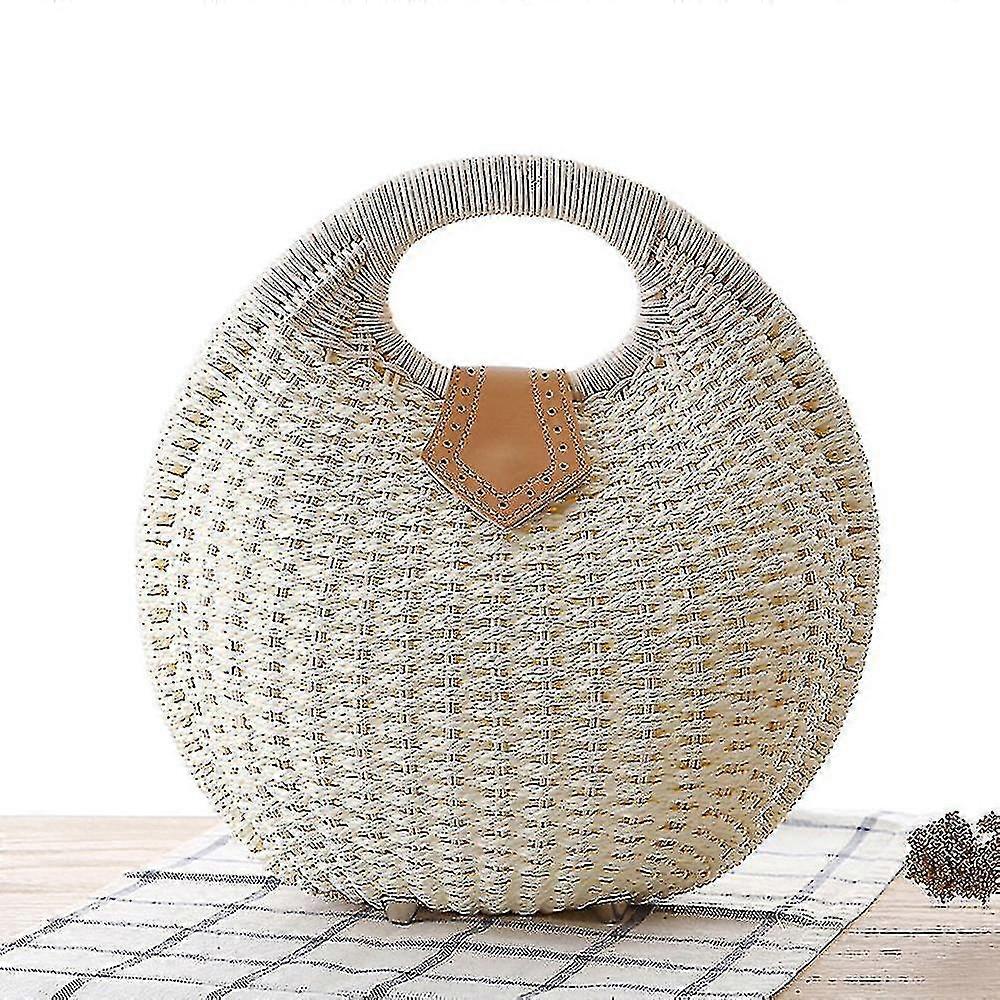 S halmposer til kvinder vævet taske strand håndtaske kvinder håndtasker og punge