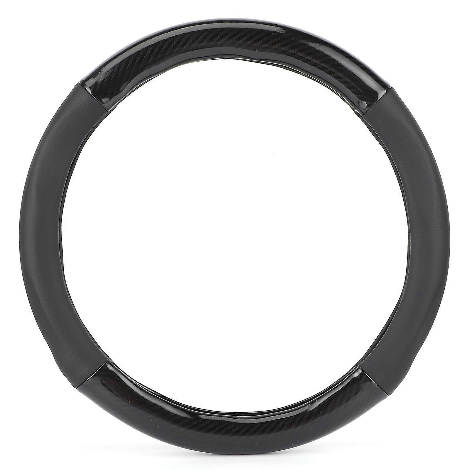 15in κάλυμμα τιμονιού τεχνητό δέρμα μεταφορά νερού εκτύπωση ανθρακονημάτων κάλυψη καθολικής