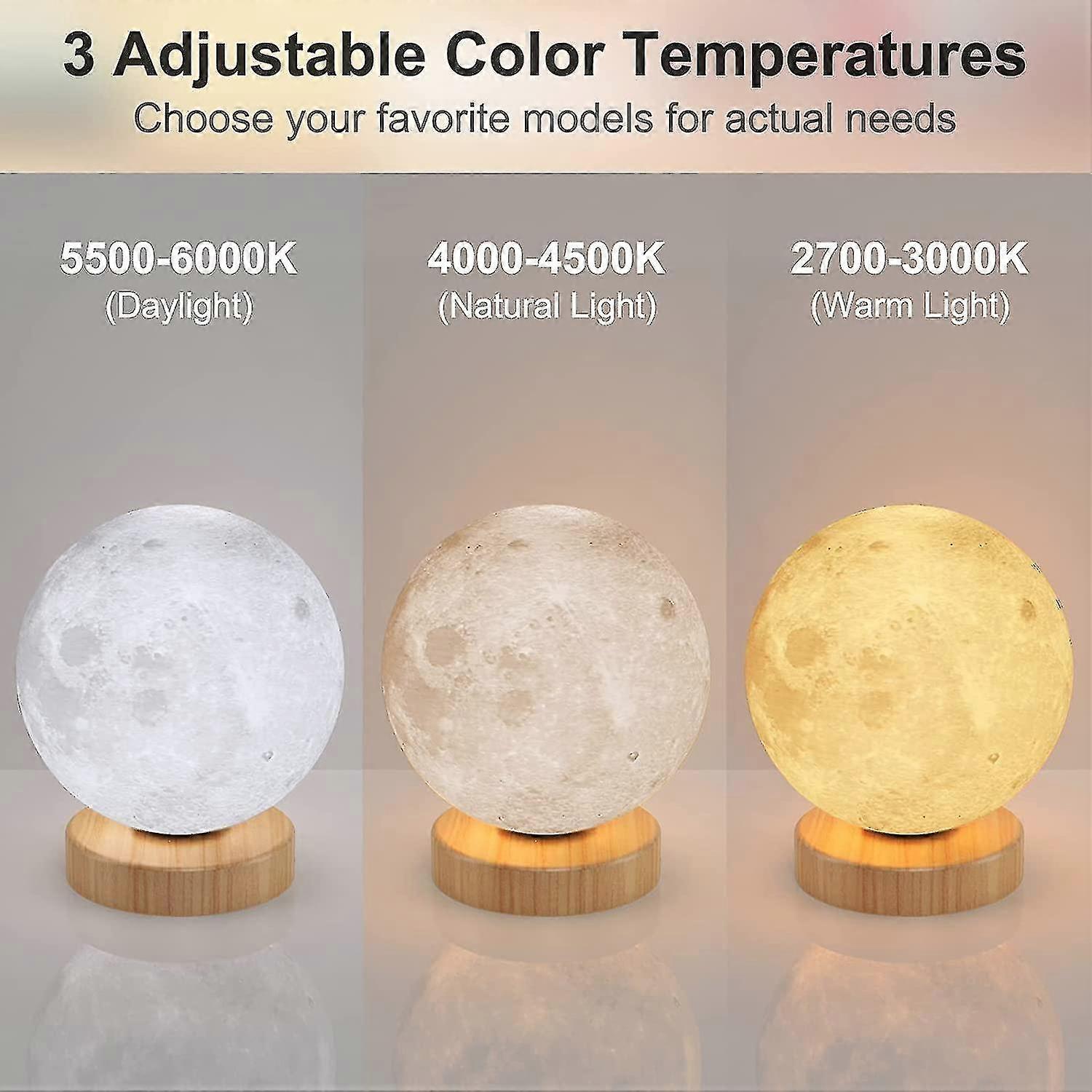 sad lamp, hiloshine uv-free 10000 lux light therapy lamp, daylight lamp with 3 color temperature, adjustable brightness