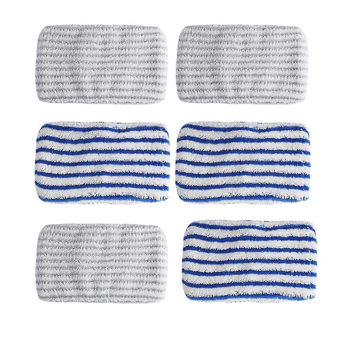 6 Pcs Microfibre Cloth Pads Replacement for Clean&Steam